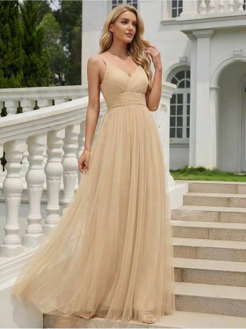 EVER-PRETTY New With Tags Elegant Maxi Dress – Size S / M